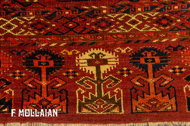 Antique Turkmen Tekke Chuval Rug n°:69732344